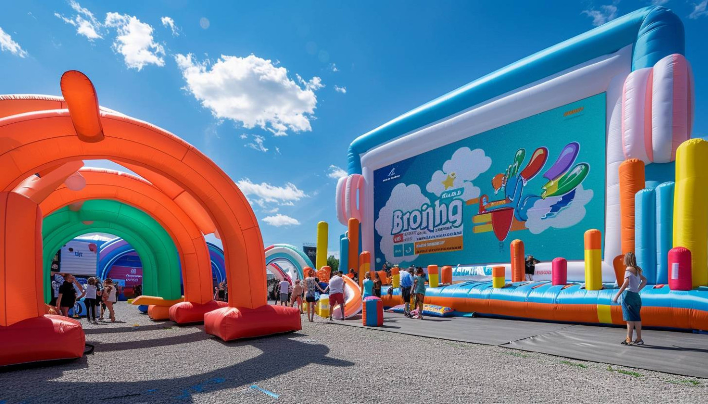 Comment les structures gonflables révolutionnent la publicité événementielle